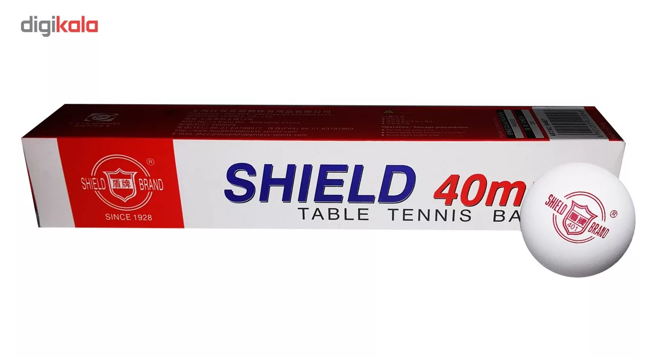 توپ پینگ پنگ شیلد مدل401 بسته 6 عددی