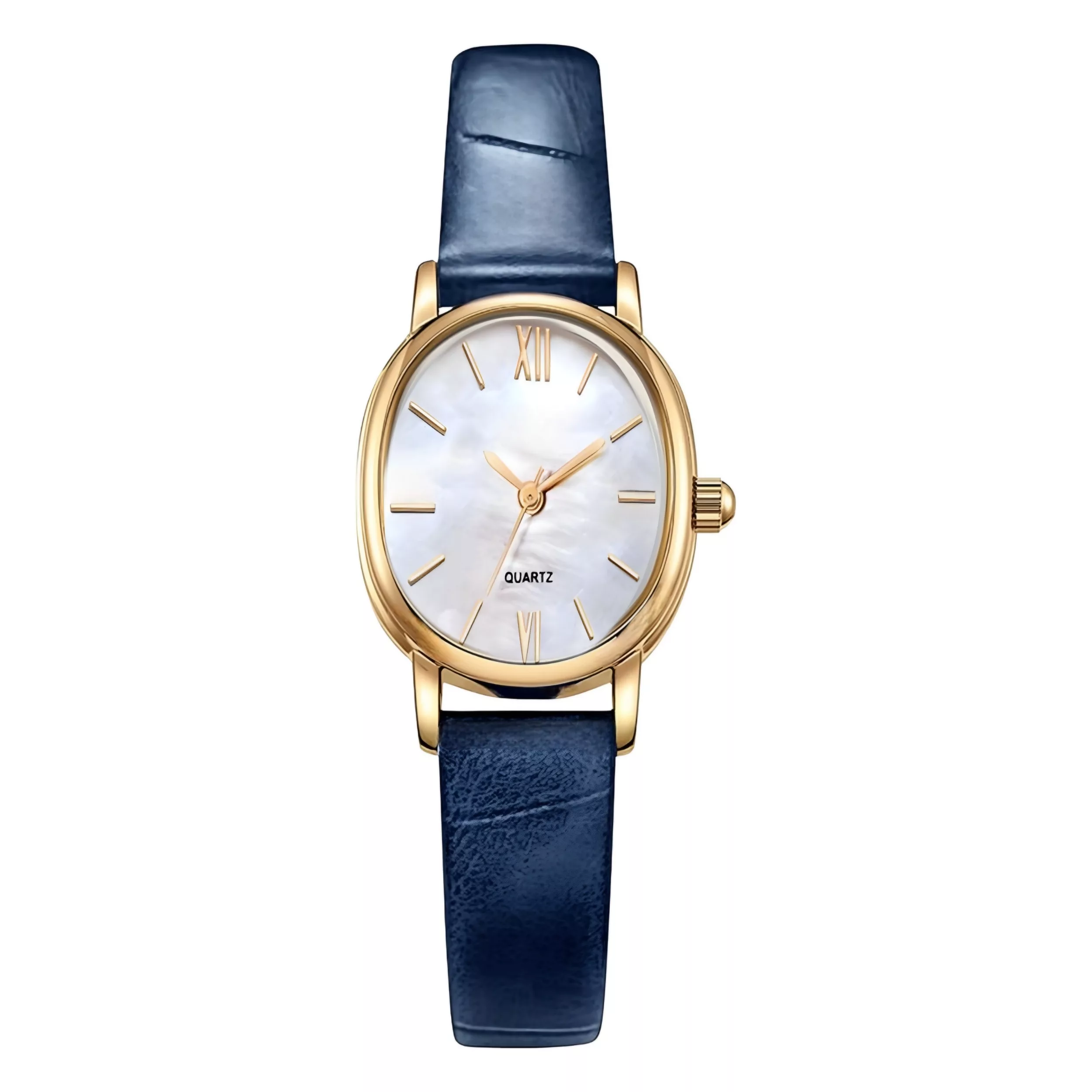 ساعت مچی عقربه‌ای کوارتز زنانه مدل اسپرت مینیمال بند چرم کد ۳