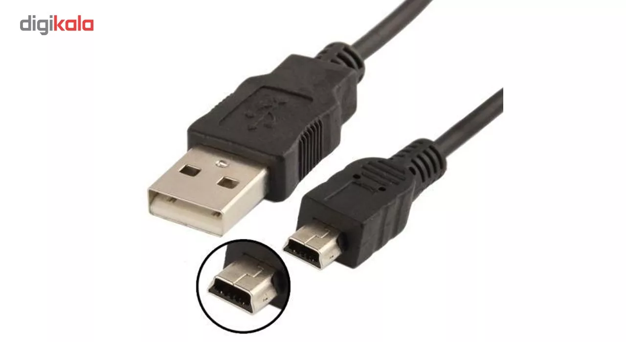 کابل تبدیل USB به Mini USB مدل st-m به طول0.3 متر