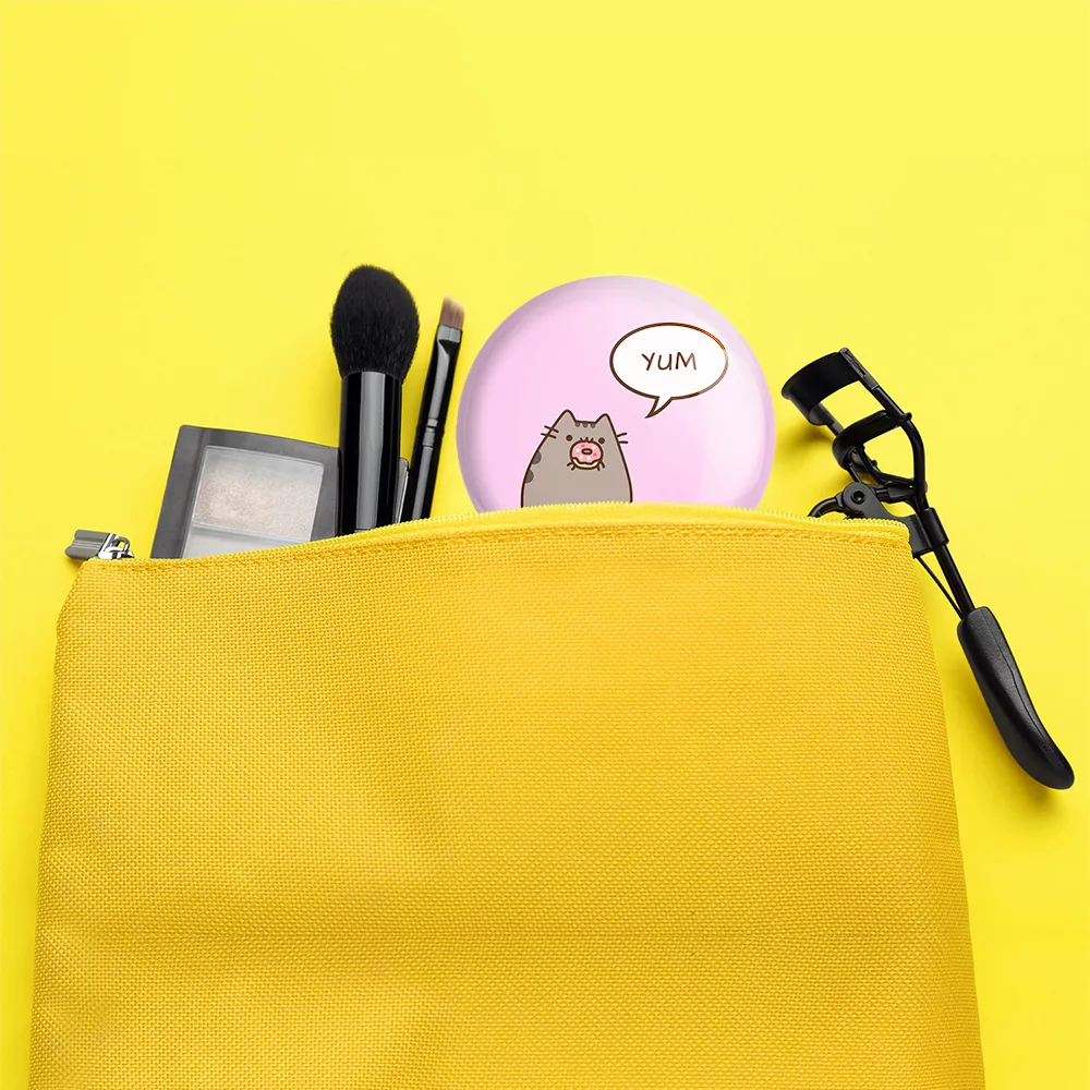 آینه جیبی خندالو مدل پوشین گربه بامزه کد 26599