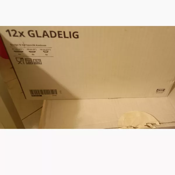 سرویس غذاخوری 12 پارچه ایکیا مدل GLADELIG