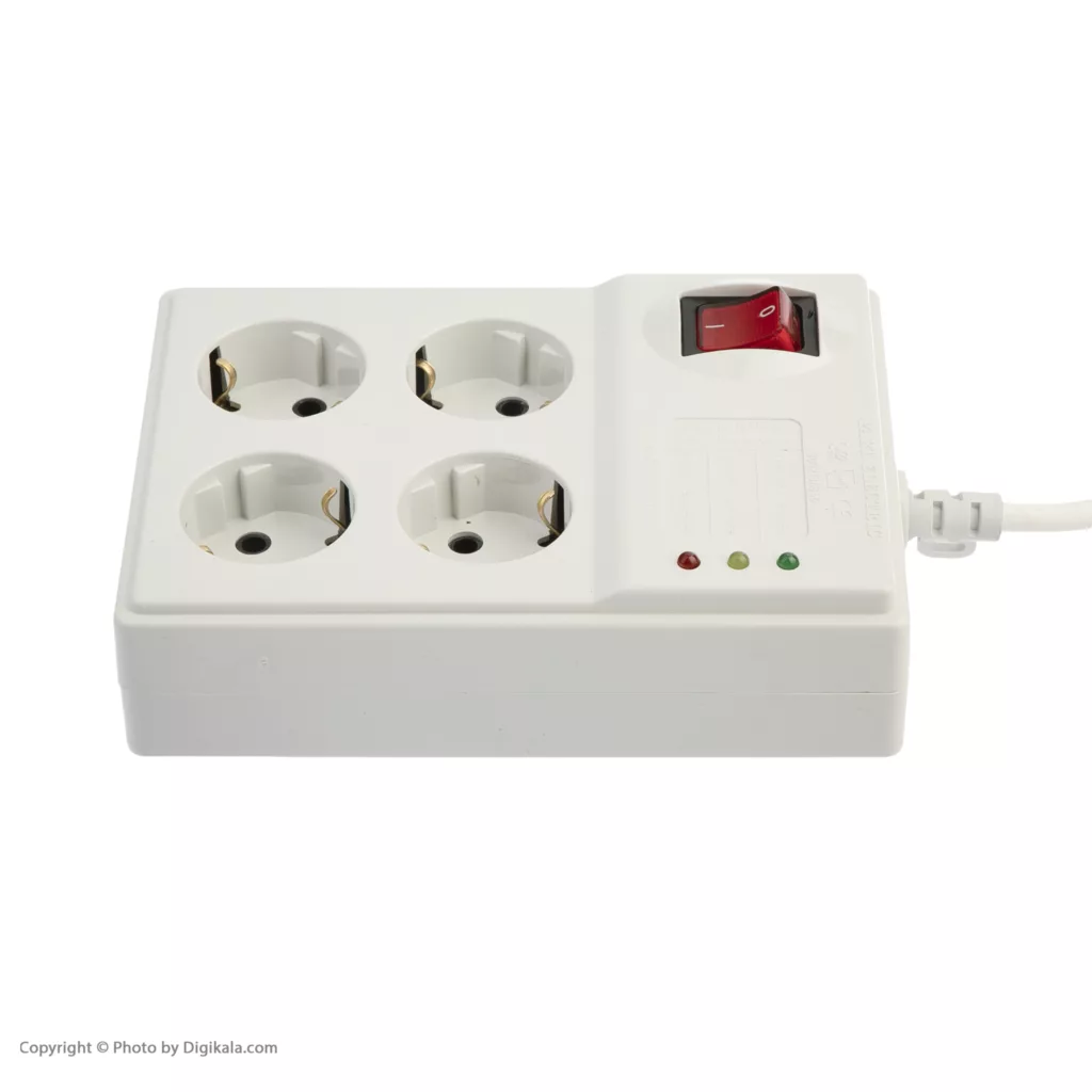 چندراهی برق و محافظ پارت الکتریک مدل PE773