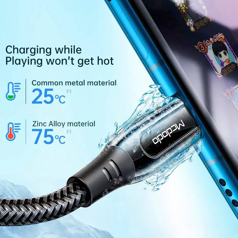 کابل تبدیل USB-C به USB-C مک دو دو مدل CA-812 طول 1.2 متر