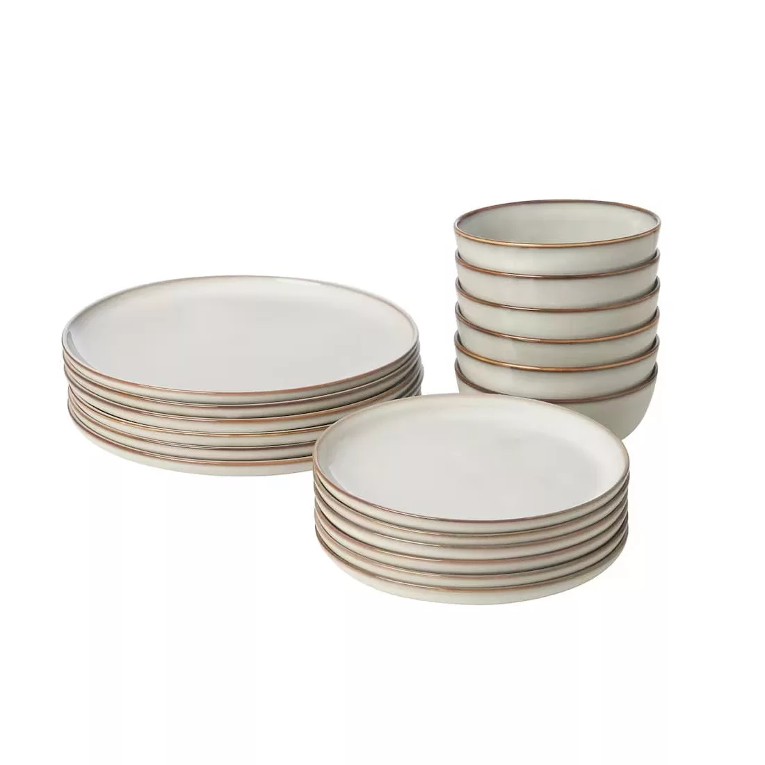 سرویس غذاخوری 18 پارچه 6 نفره ایکیا مدل GLADELIG کد 50588682