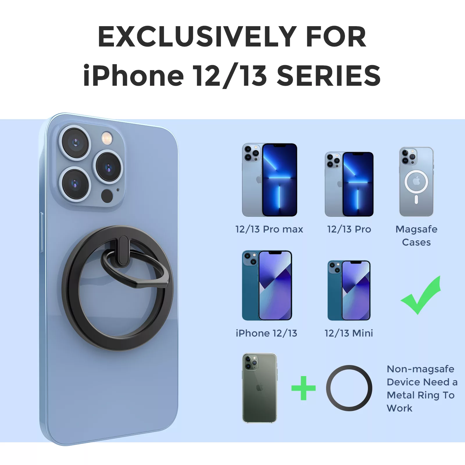 حلقه نگهدارنده گوشی موبایل آها استایل مدل WG82