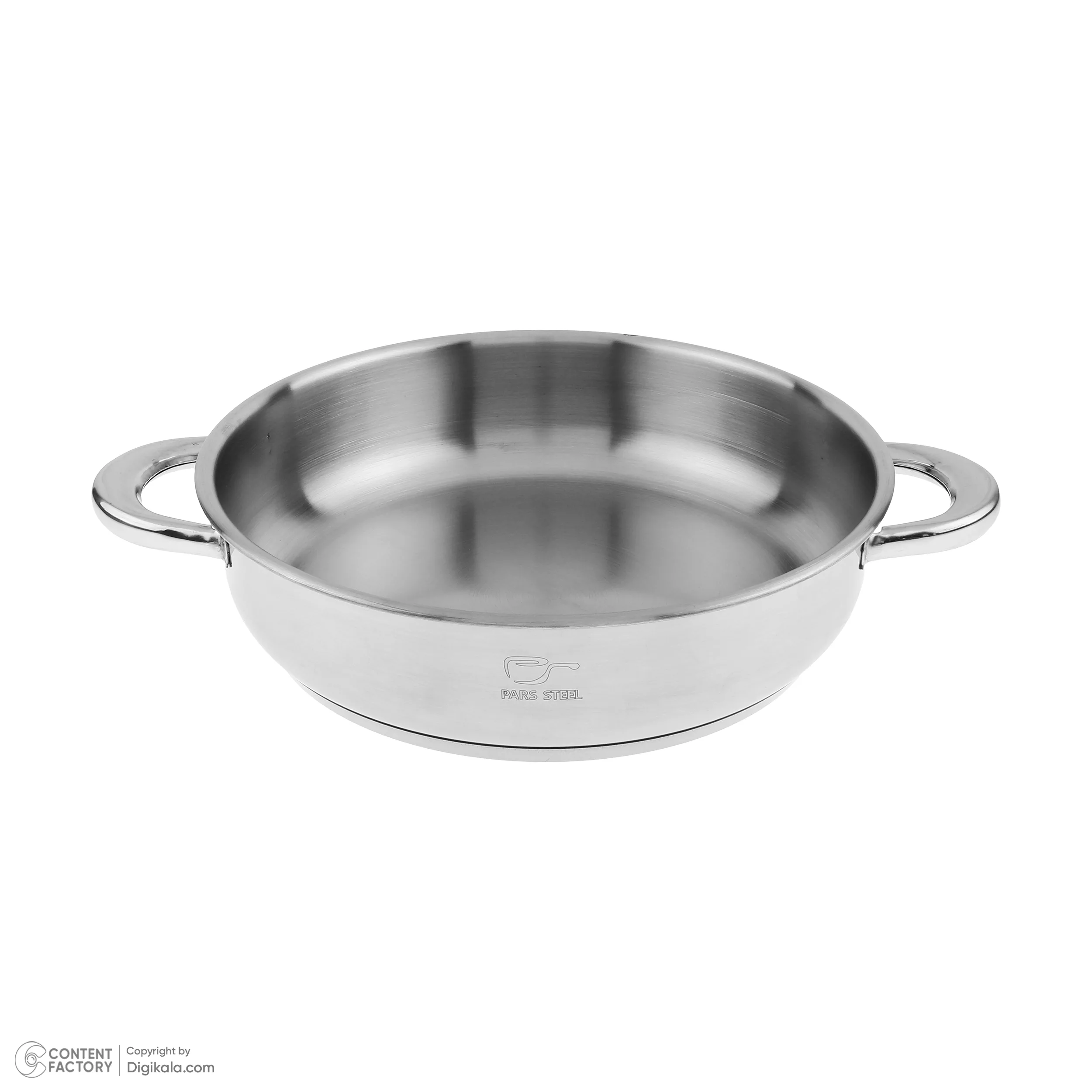 سرویس تابه و قابلمه 3 پارچه پارس استیل مدل فلزی کد 2428