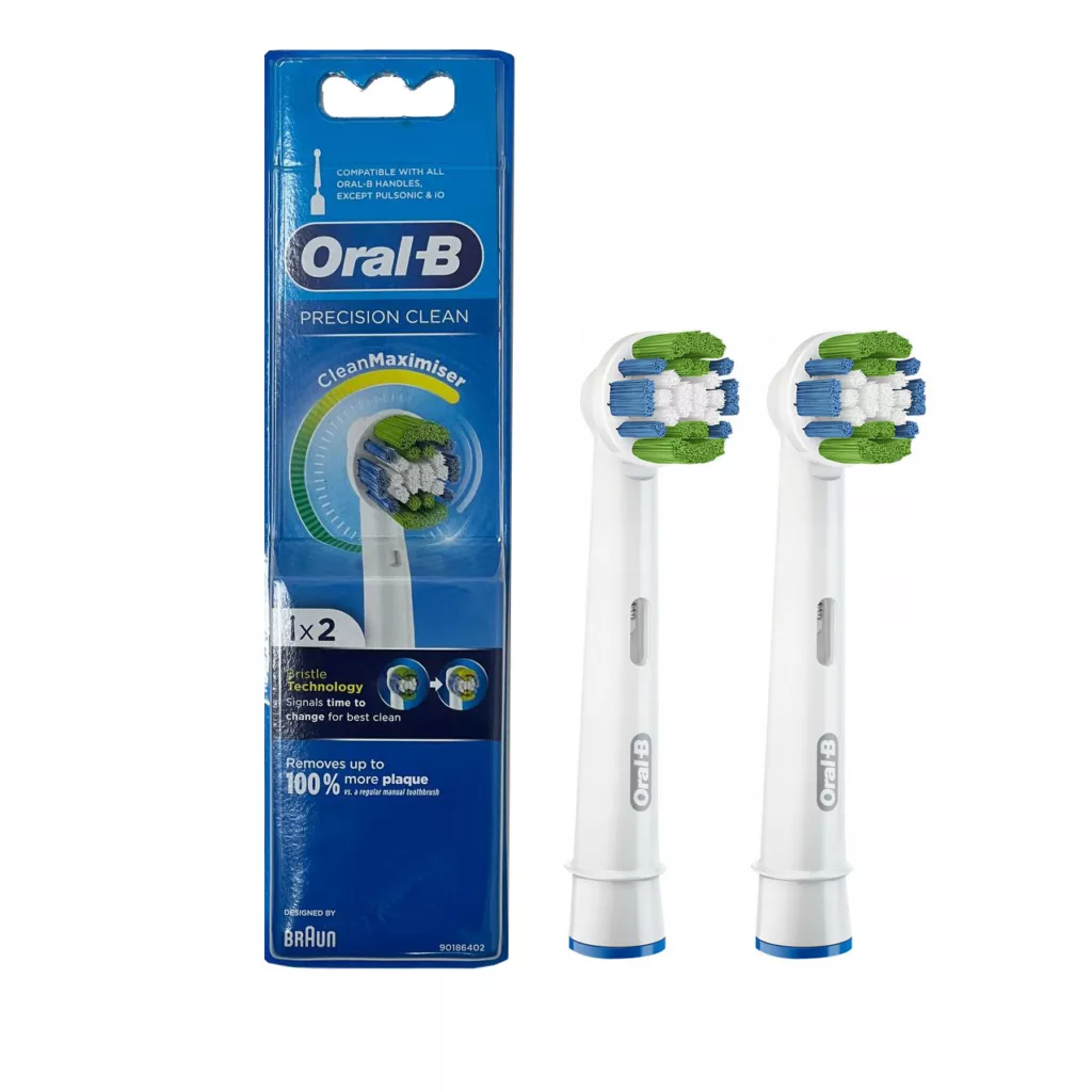 سری یدک مسواک برقی اورال-بی مدل Precision Clean بسته 2 عددی