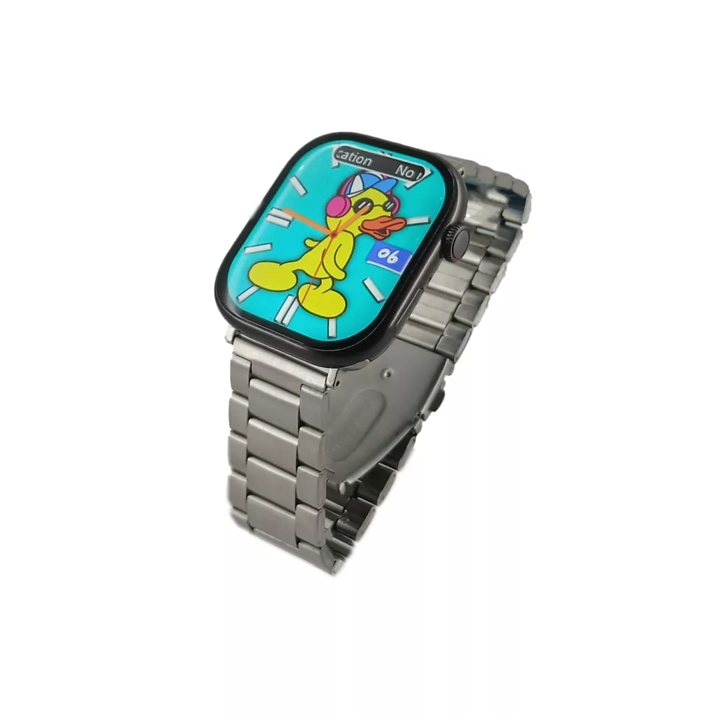 ساعت هوشمند مدل WS90 MAX با قابلیت کنترل سطح اکسیژن خون بند فلزی