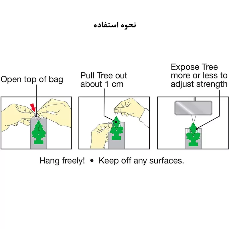 خوشبوکننده خودرو لیتل تریس مدل Leather