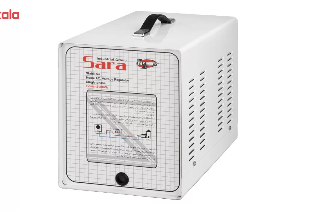 استابیلایزر سارا مدل T136S ظرفیت 6000VA
