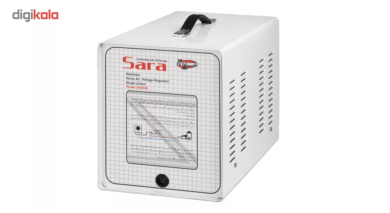 استابیلایزر سارا مدل T136S ظرفیت 6000VA