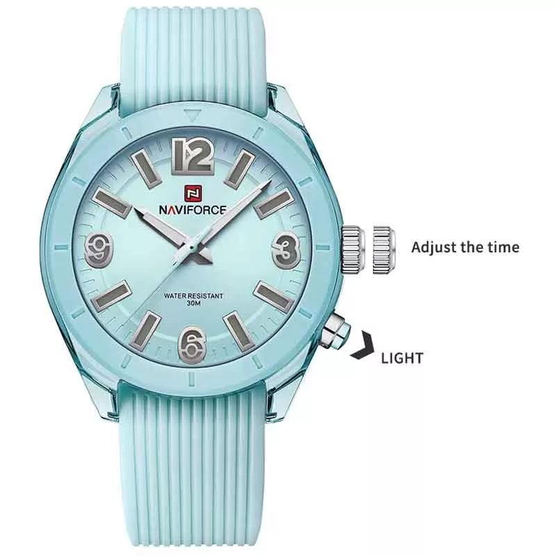 ساعت مچی عقربه ای زنانه نیوی فورس مدل NF7103 L.BE L.BE