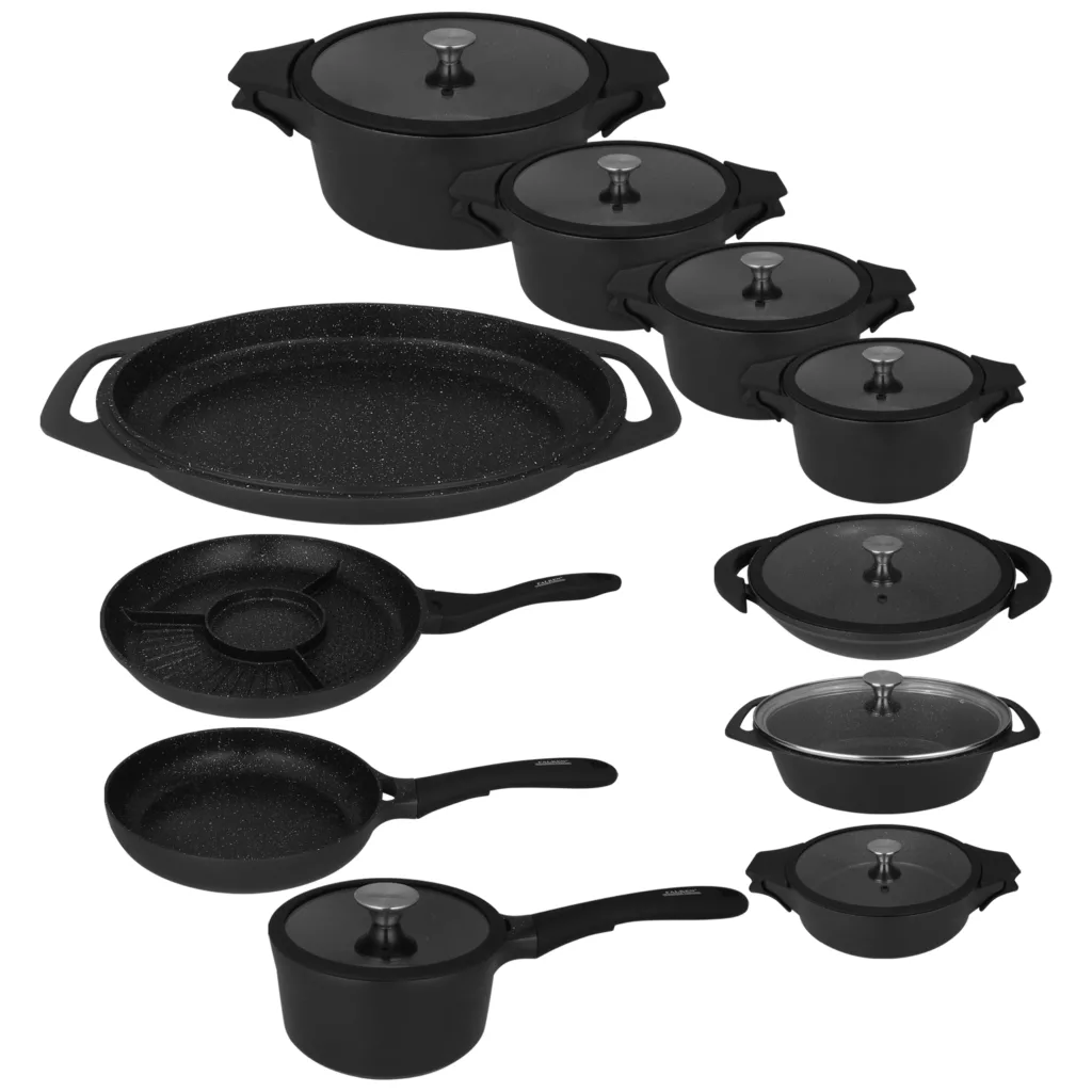 سرویس قابلمه و تابه  چدنی 20 پارچه فالکن مدل هلیوس