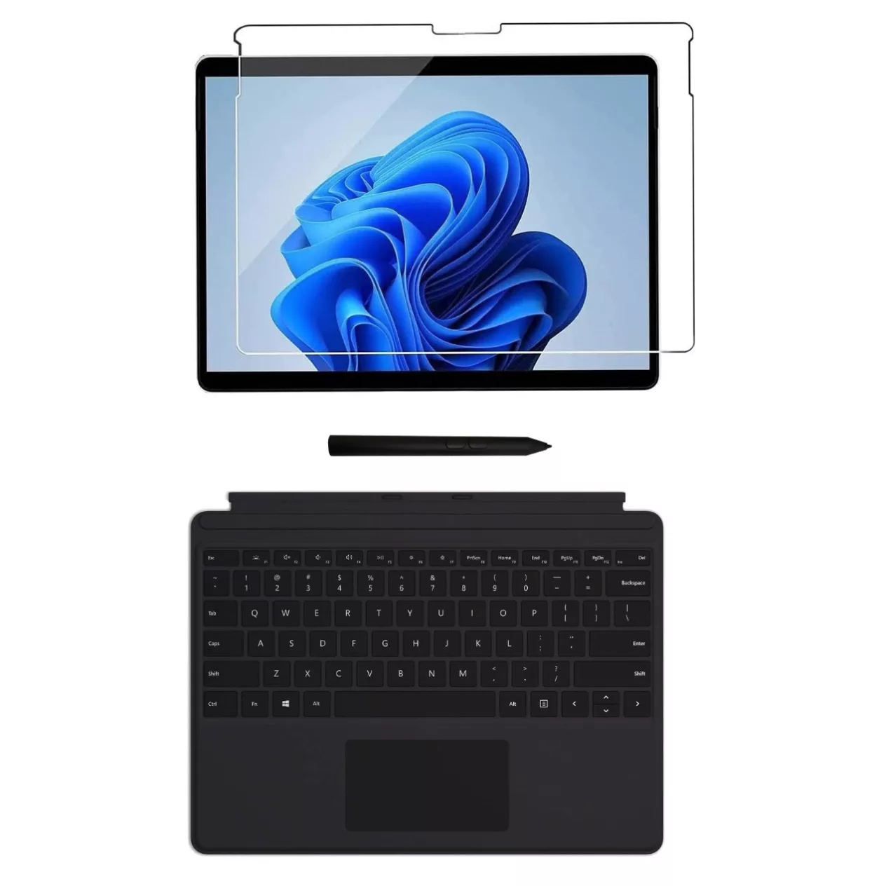 تبلت 13 اینچ مایکروسافت مدل Surface Pro 8-Core i7 1185G7 ظرفیت 1 ترابایت و رم 16 گیگابایت به همراه قلم CLASSROOM PEN 1، کیبورد TYPECOVER و محافظ صفحه نمایش تبلت 13 اینچ مایکروسافت مدل Surface Pro 8-Core i7 1185G7 ظرفیت 1 ترابایت و رم 16 گیگابایت به همراه قلم CLASSROOM PEN 1، کیبورد TYPECOVER و محافظ صفحه نمایش