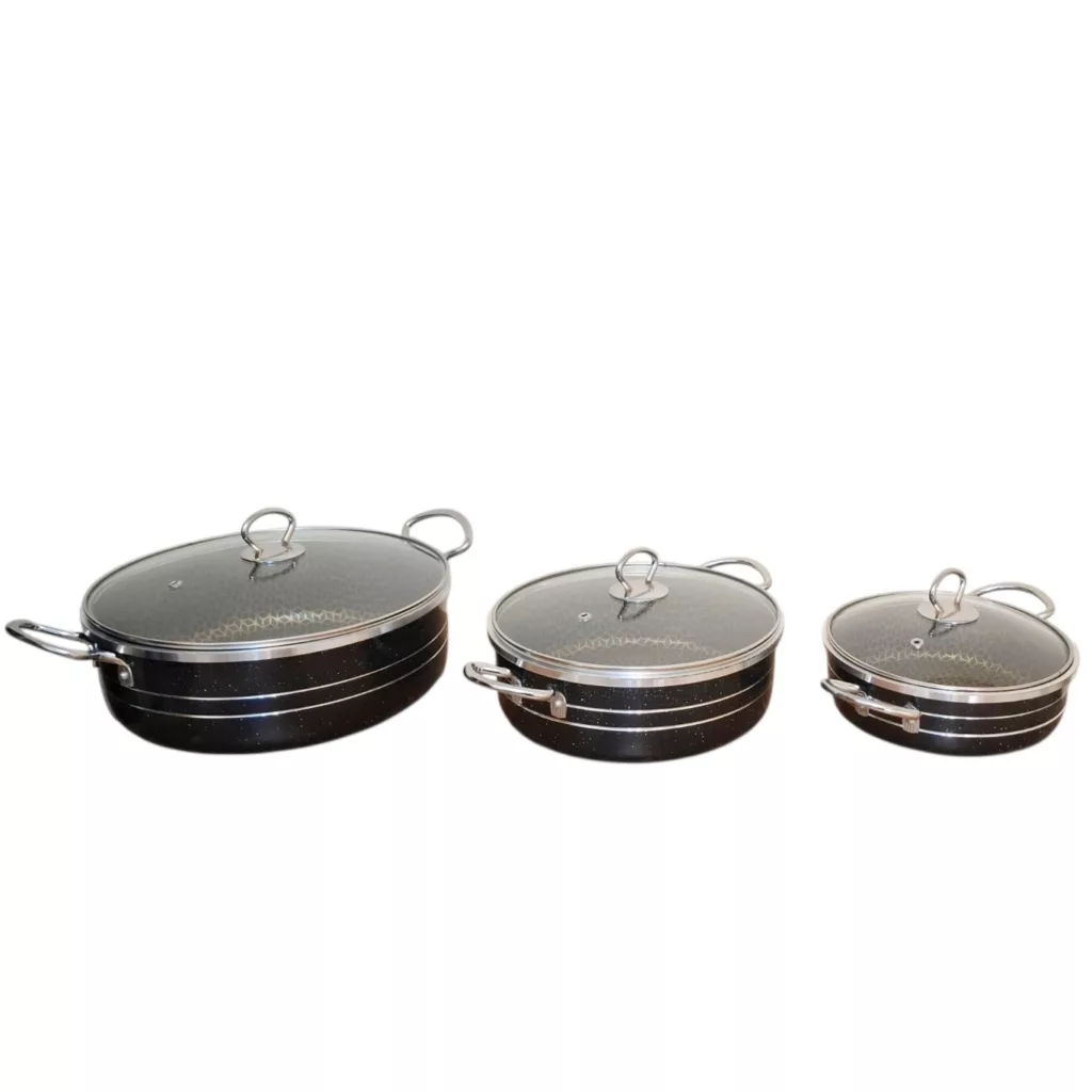 سرویس تابه گرانیتی 6 پارچه آوا فرجام مدل هیراد