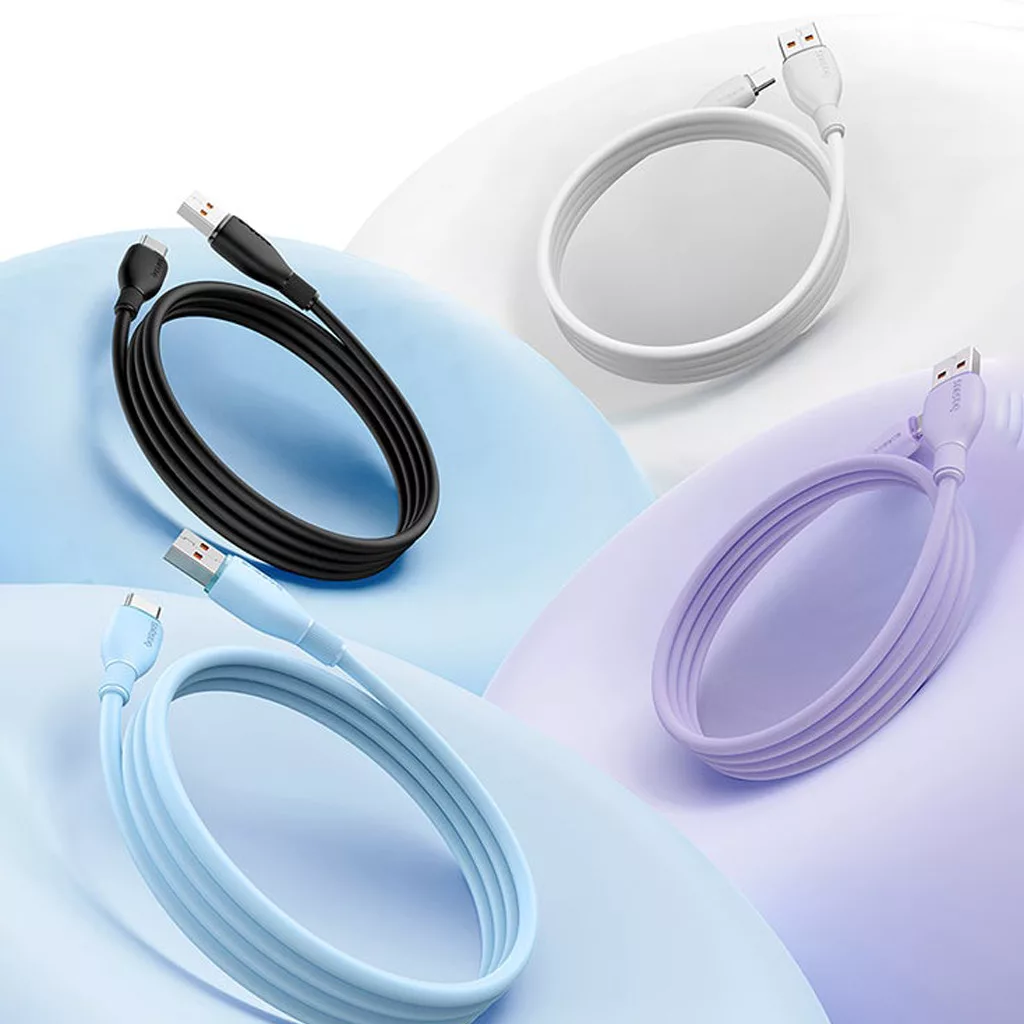 کابل تبدیل USB به USB-C بیسوس مدل Pudding Series P10355703511-B1 طول 1.2 متر