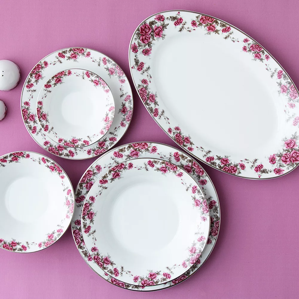 سرویس غذاخوری 108 پارچه 12 نفره مدل شهرزاد aran