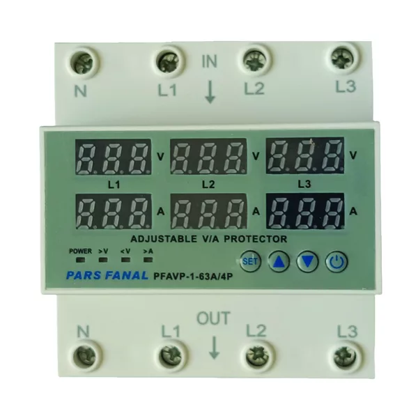 محافظ برق سه فاز پارس فانال مدل 63A