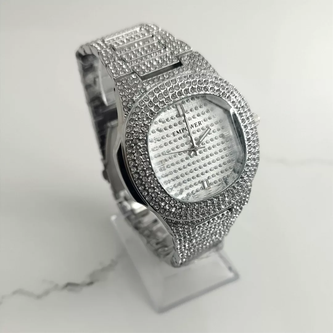 ساعت مچی عقربه ای امپاور مدل فول نگین