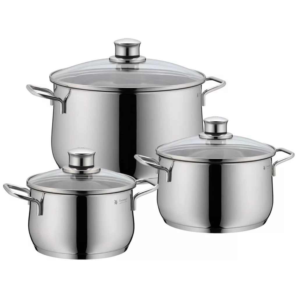 سرویس قابلمه استیل 6 پارچه دبلیو ام اف مدل Diadem Plus