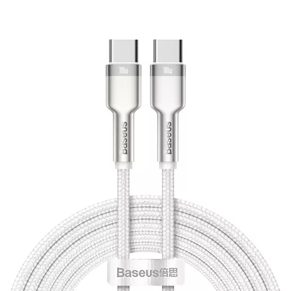کابل تبدیل USB-C باسئوس مدل Cafule Series Metal Data Cable (100W) طول 1 متر