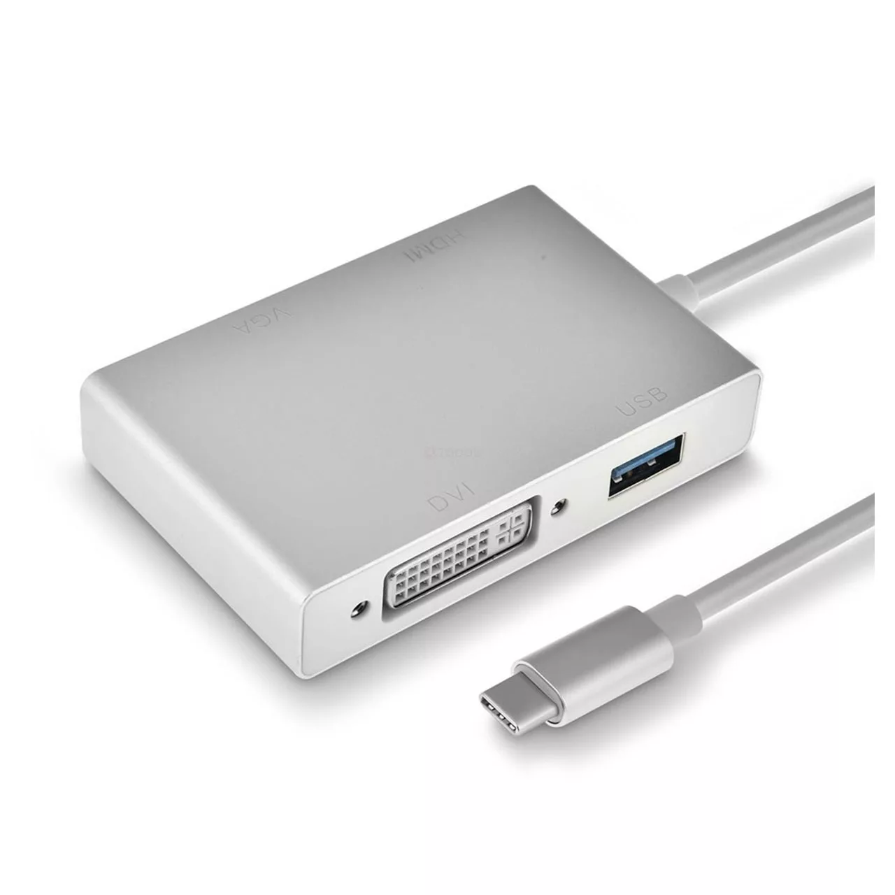 تبدیل USB- Type c به VGA/ DVI/HDMI/USB مدل MN