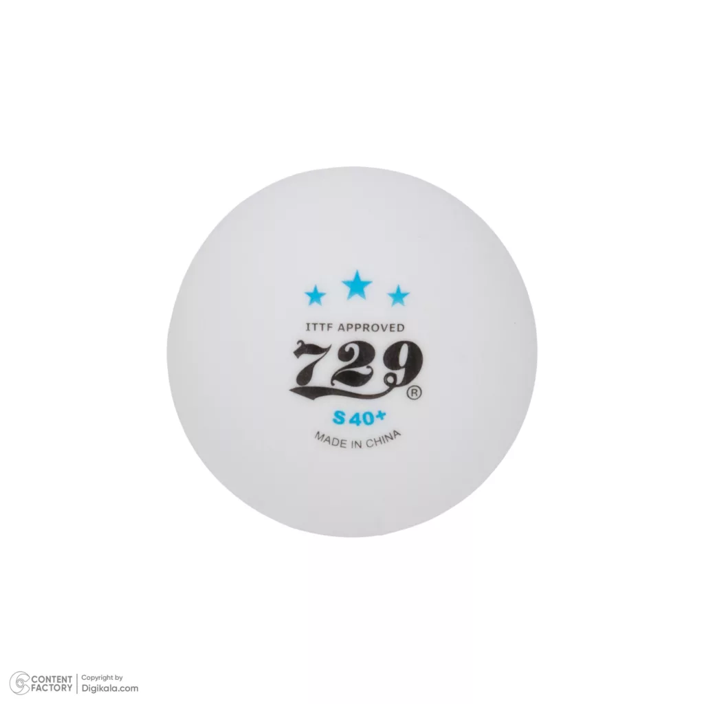 توپ پینگ پنگ مدل 3STAR سایز 40 بسته 6 عددی