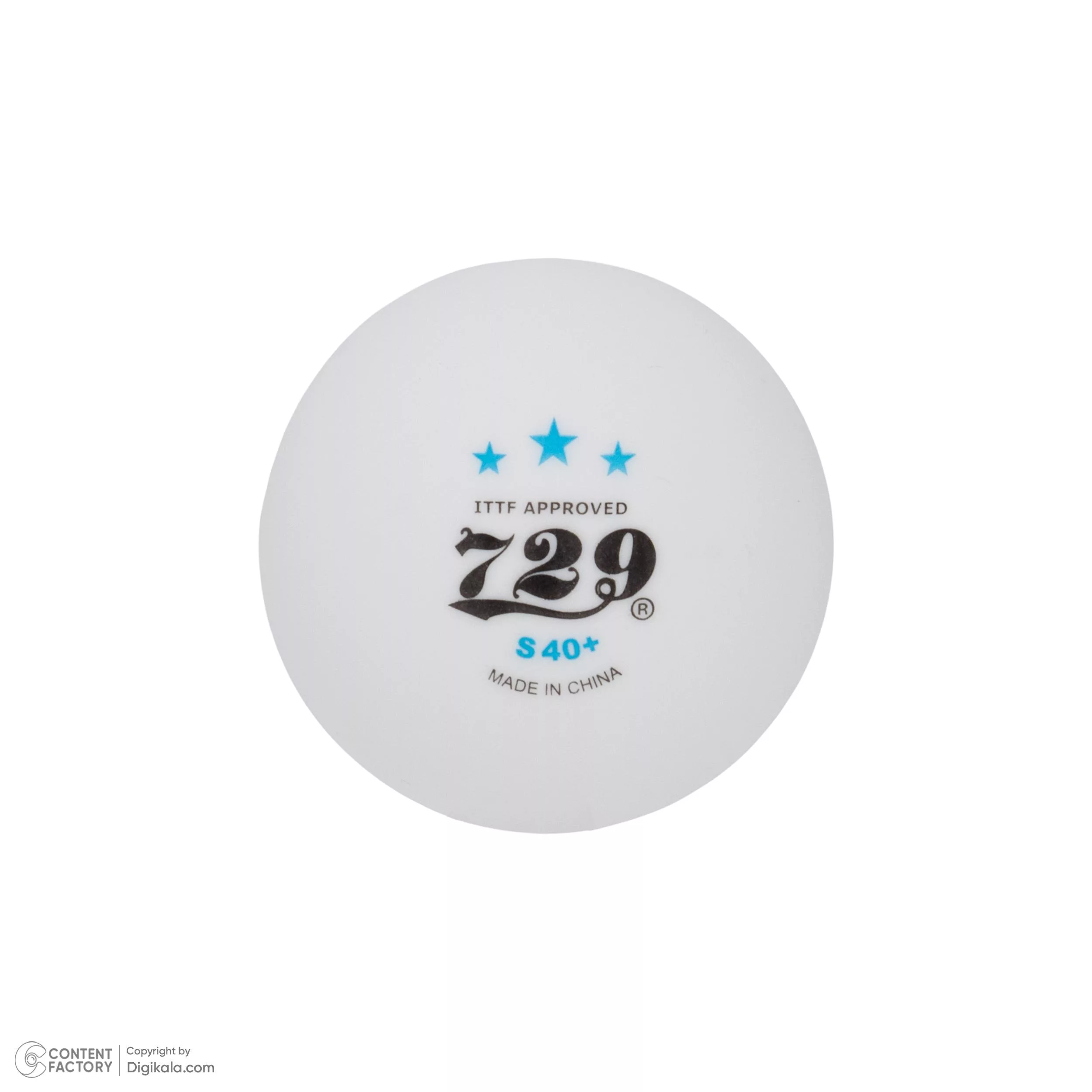 توپ پینگ پنگ مدل 3STAR سایز 40 بسته 6 عددی