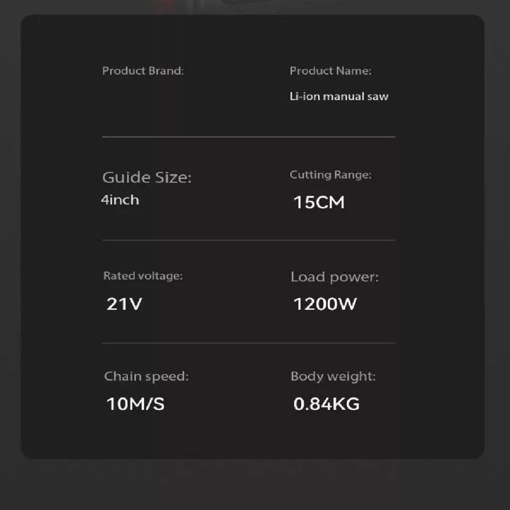 اره زنجیری مدل MDHL6