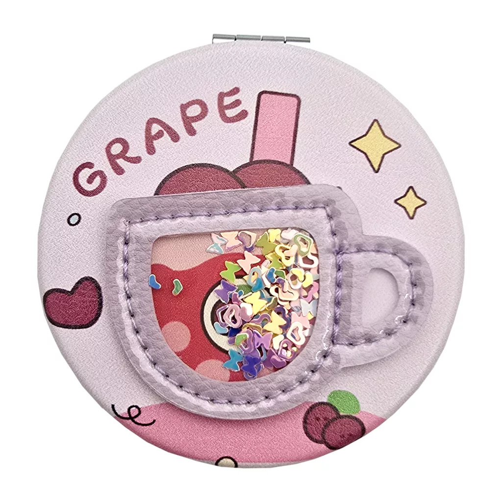 آینه جیبی مدل اسموتی انگور کد ZJ-MR39