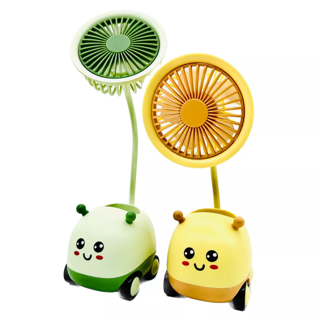 پنکه رومیزی مدل تراش دار طرح استند لوازم تحریر کد 13-89175