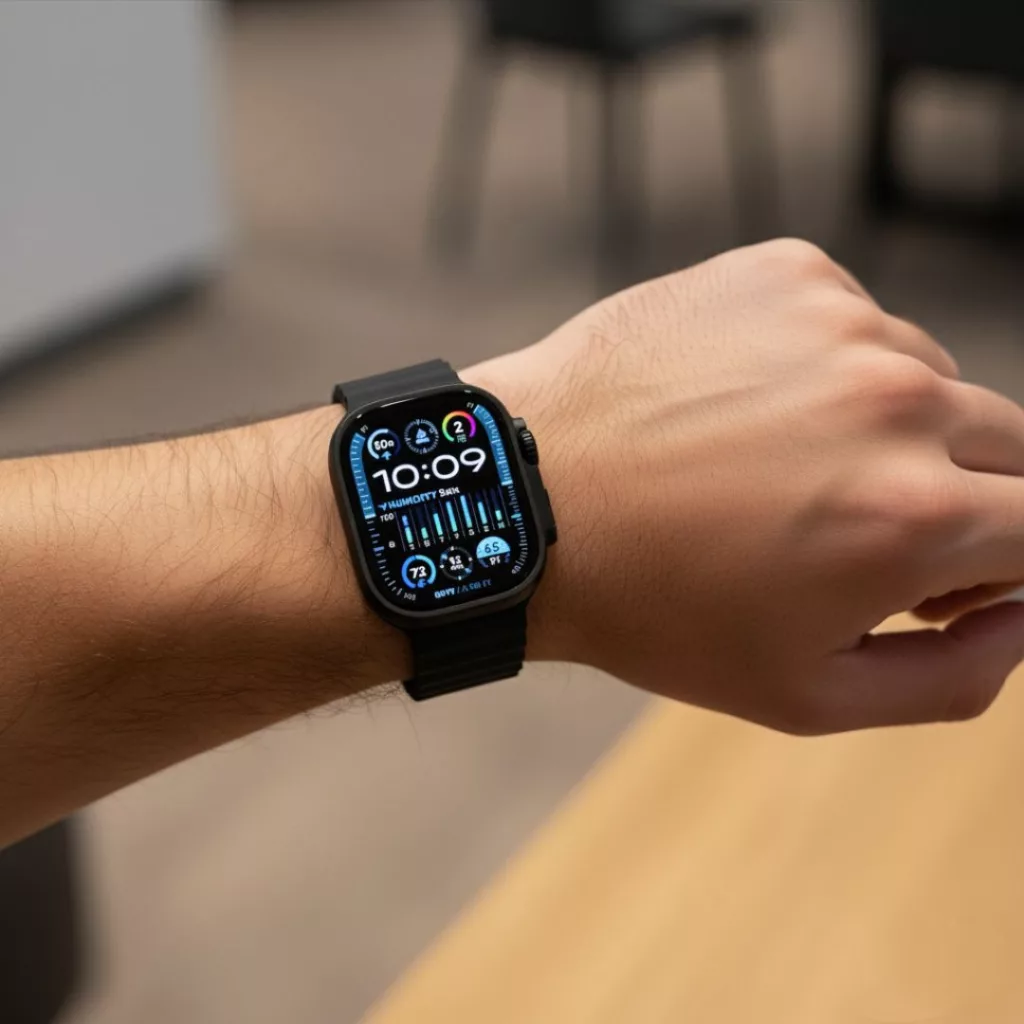 ساعت هوشمند 49 میلیمتری آی اسمارت مدل MS16 با دو بند سیلیکونی