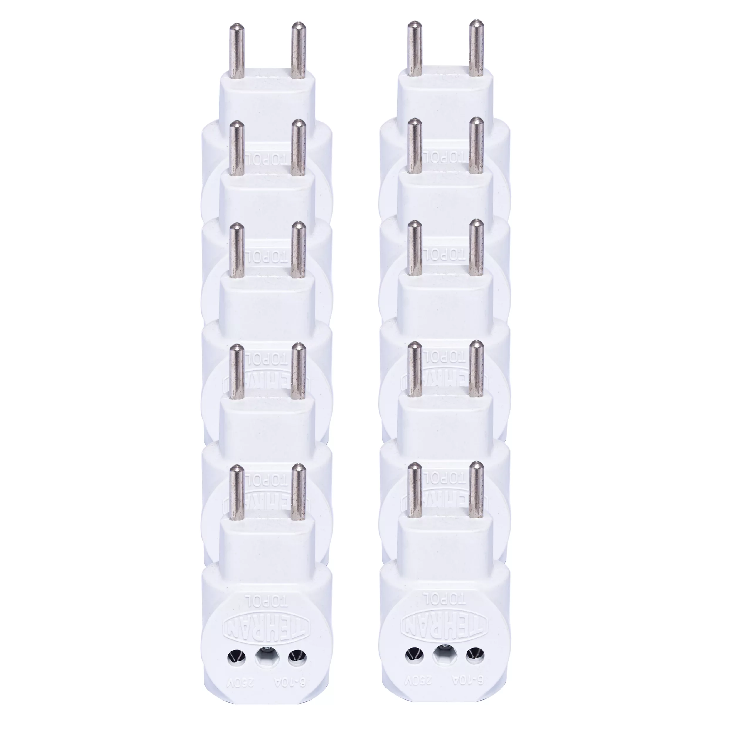 سه راهی برق مدل تپل تخت تهران کد r34 بسته 10 عددی