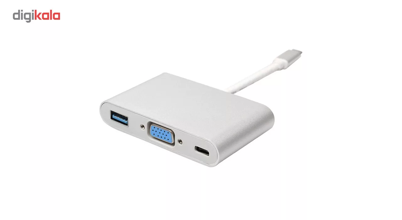 مبدل USB C به USB 3 ،HDMI،USB C مدل Super Speed