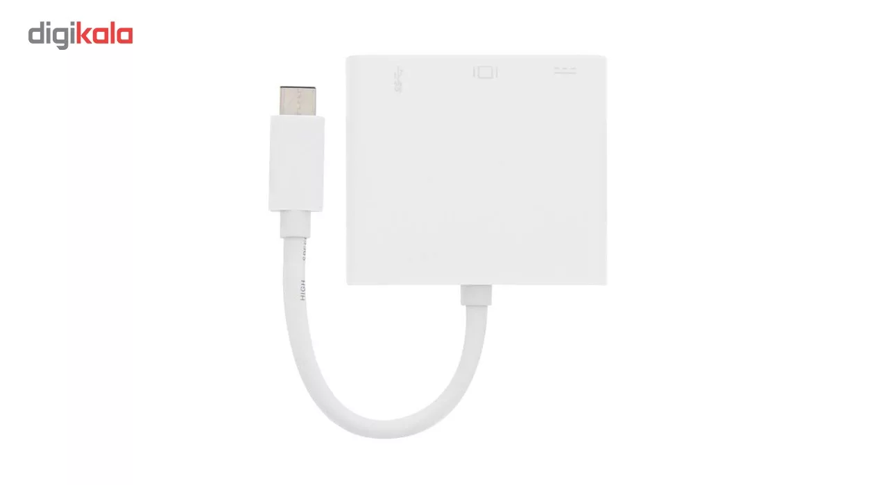 مبدل USB C به USB 3 ،HDMI،USB C مدل Super Speed