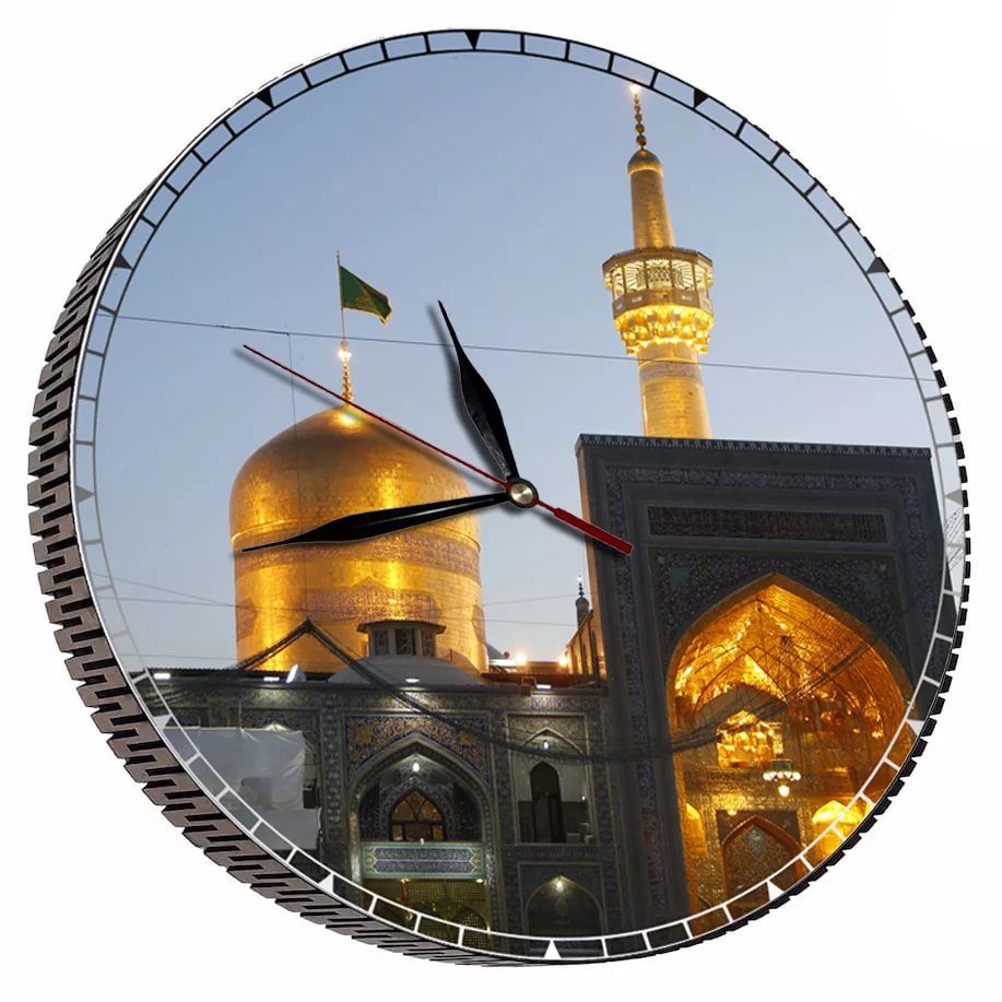 ساعت دیواری مدل حرم امام رضا