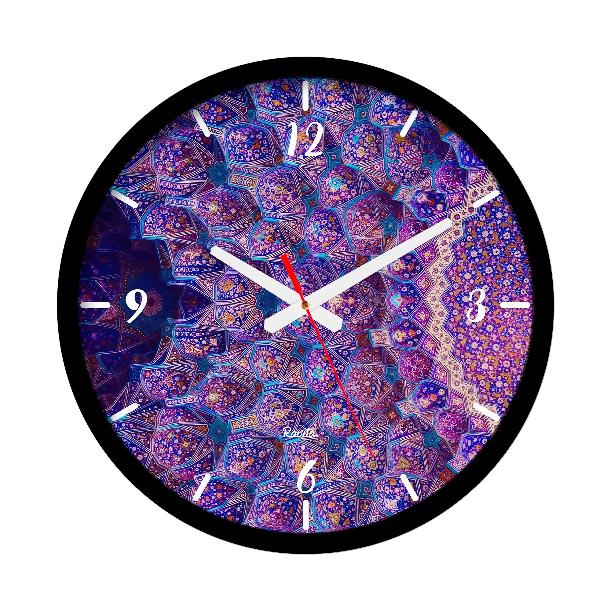 ساعت دیواری کواتز راویتا مدل معماری ایرانی کد 3717