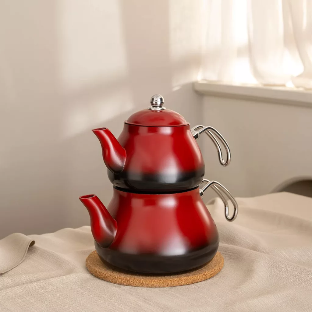 کتری و قوری مادام کوکو مدل Varius گنجایش کتری 2 لیتر گنجایش قوری 1 لیتر