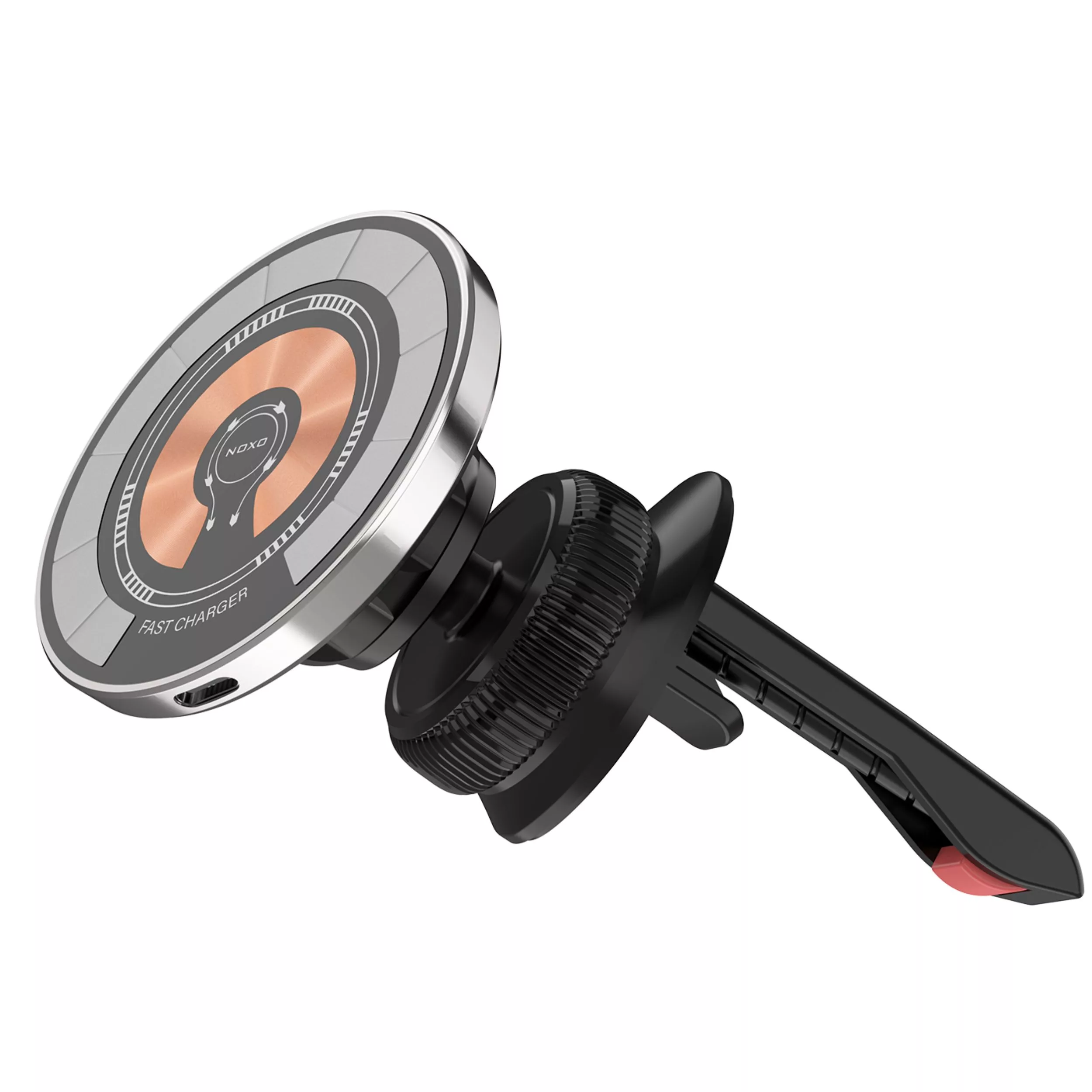 پایه نگهدارنده و شارژر بی‌سیم گوشی موبایل نوکسو مدل HDN-7