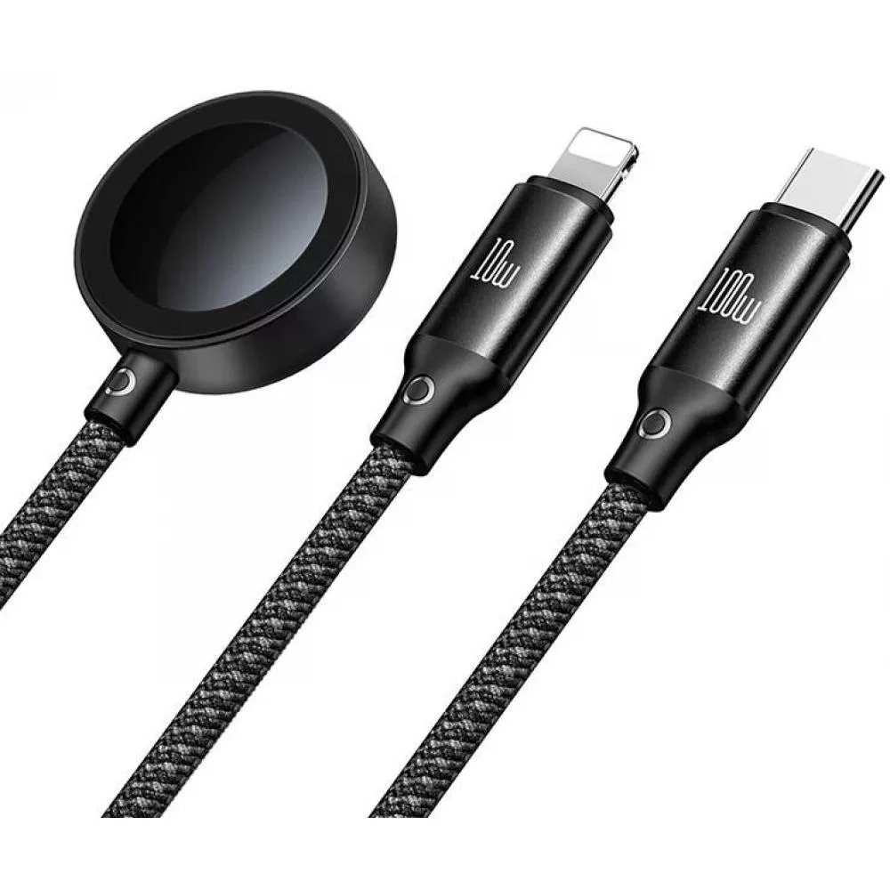 کابل تبدیل USB-C به میکرو اپل واچ/لایتنینگ/USB-C مک دودو مدل ca-4940 طول 1.2 متر