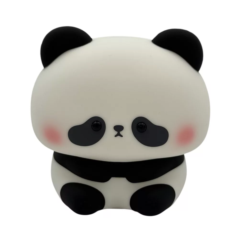 چراغ خواب اتاق کودک مدل سیلیکونی طرح پاندا نشسته کد 14585