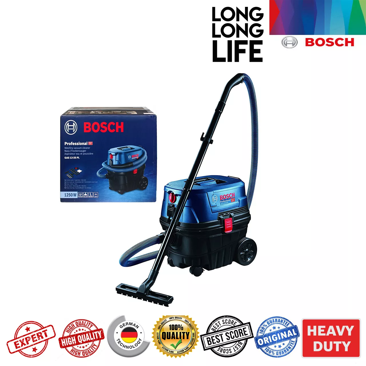 دستگاه دمنده و مکنده تر و خشک بوش مدل GAS 12-25 PL Professional