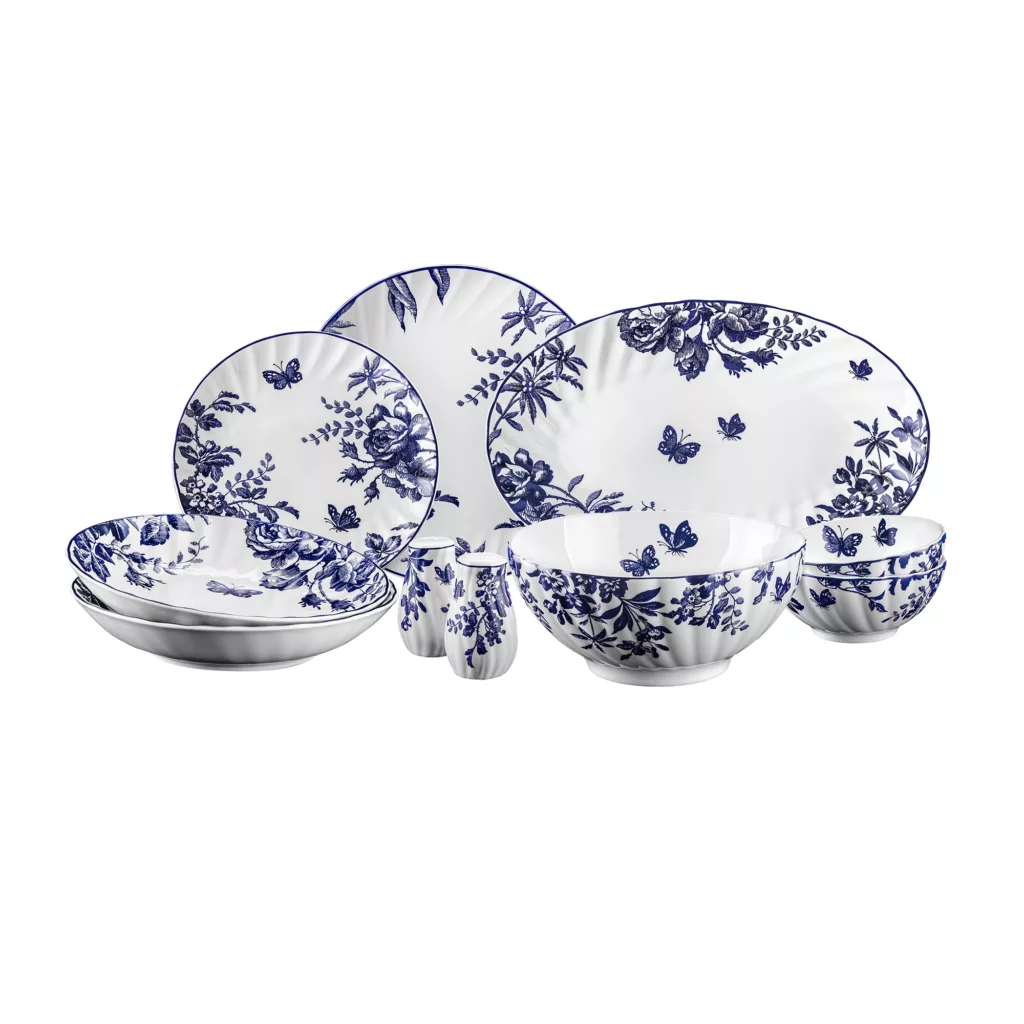 سرویس غذاخوری 28 پارچه 6 نفر گلد کیش مدل الینا