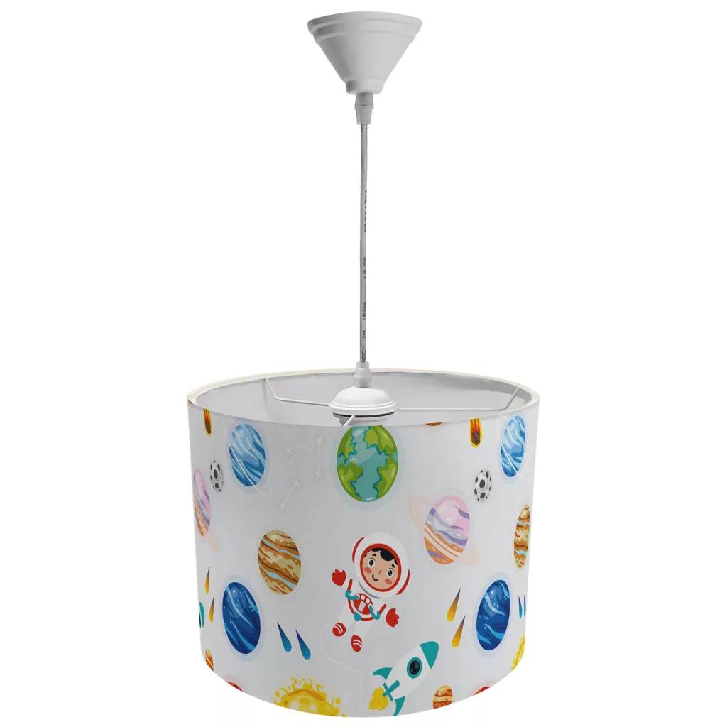 لوستر کودک طرح فضانورد مدل LBR-PD-026