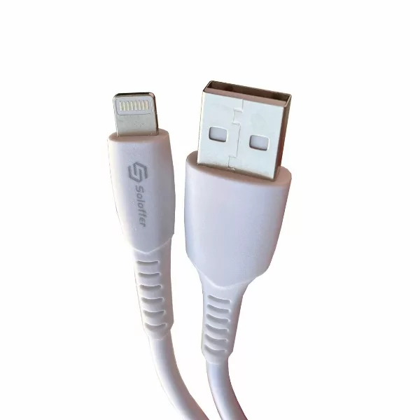کابل تبدیل USB به لایتنینگ سولفر مدل آیفون XS Max طول یک متر