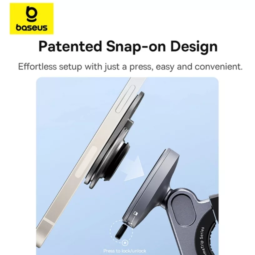 نگهدارنده گوشی موبایل دوچرخه و موتور بیسوس مدل Tip1