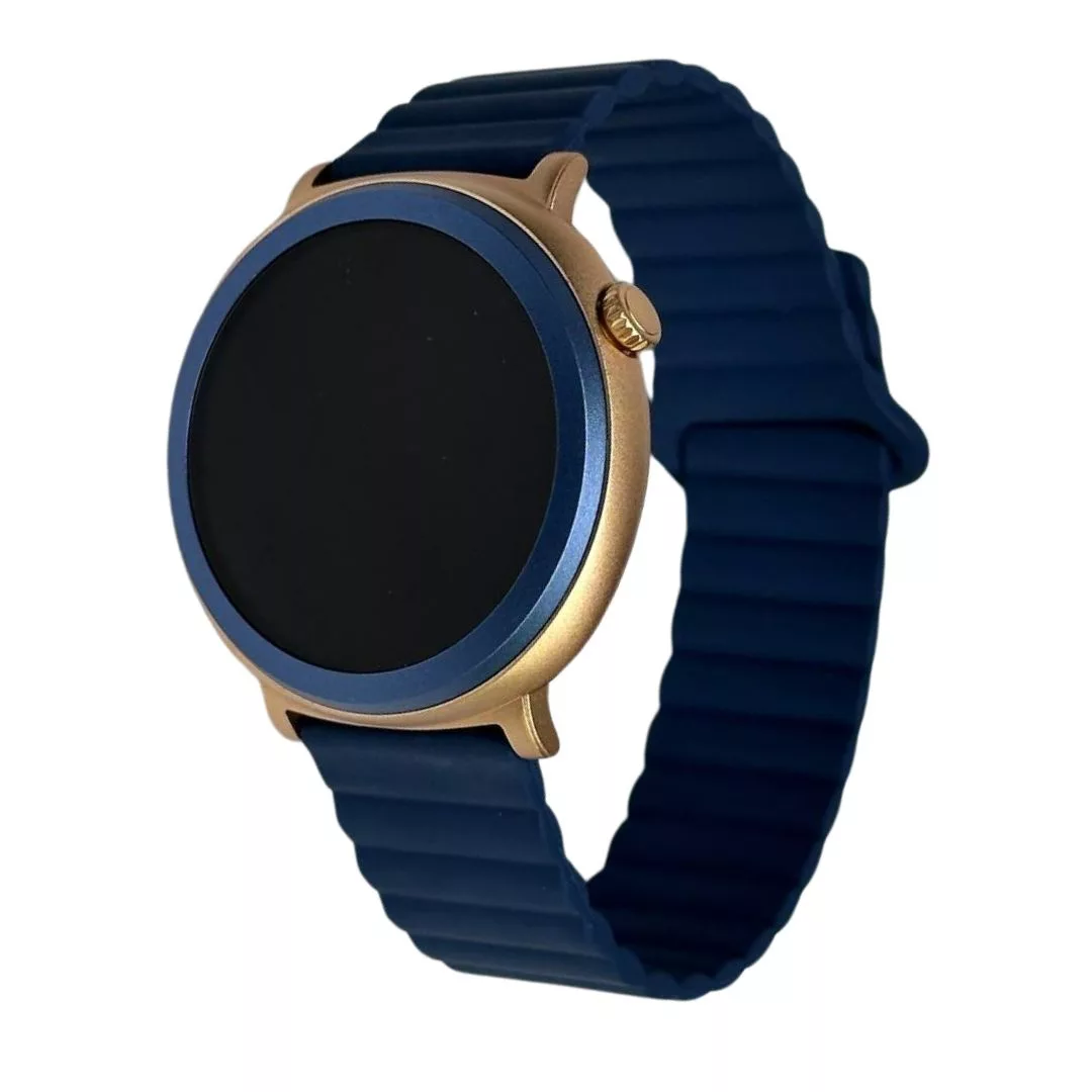 ساعت هوشمند 35.6 میلی متر هایفیوچر مدل aurora با بند سیلیکونی