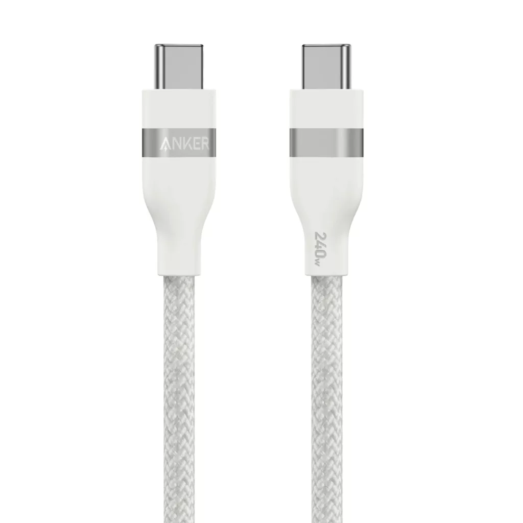 کابل تبدیل USB-C به USB-C انکر مدل A82E2 طول 0.9 متر با توان 240 وات