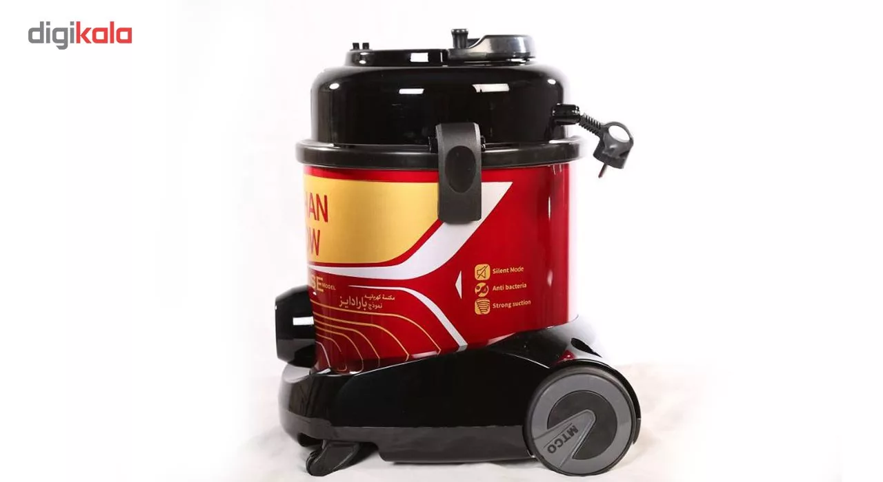 جاروبرقی سطلی سپاهان جارو مدل پارادایز