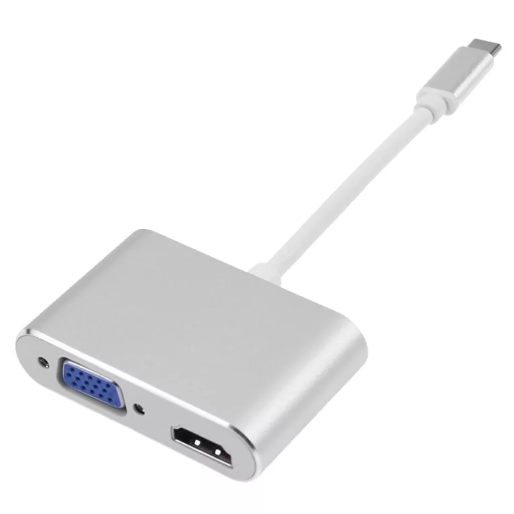 مبدل USB-C به HDMI/VGA مدل S-1606